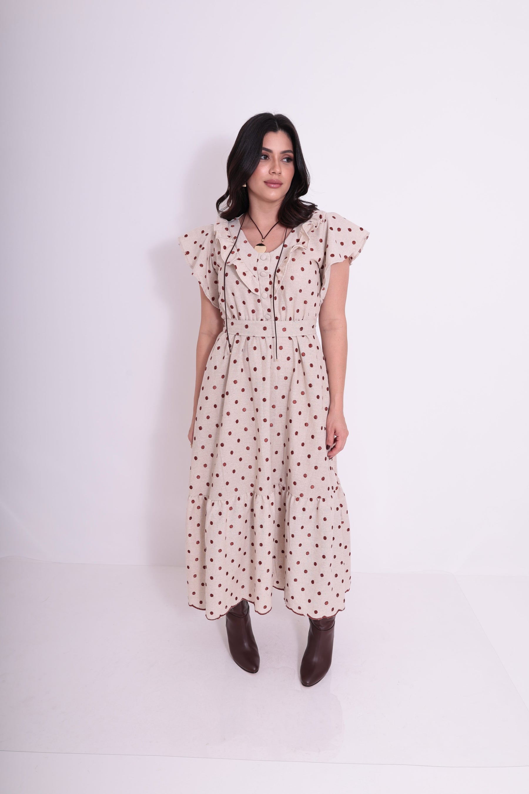 Vestido Longo Linho - Bariloche