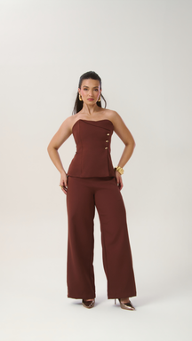 Conjunto Longo Alfaiataria - Sophi's Moda Feminina