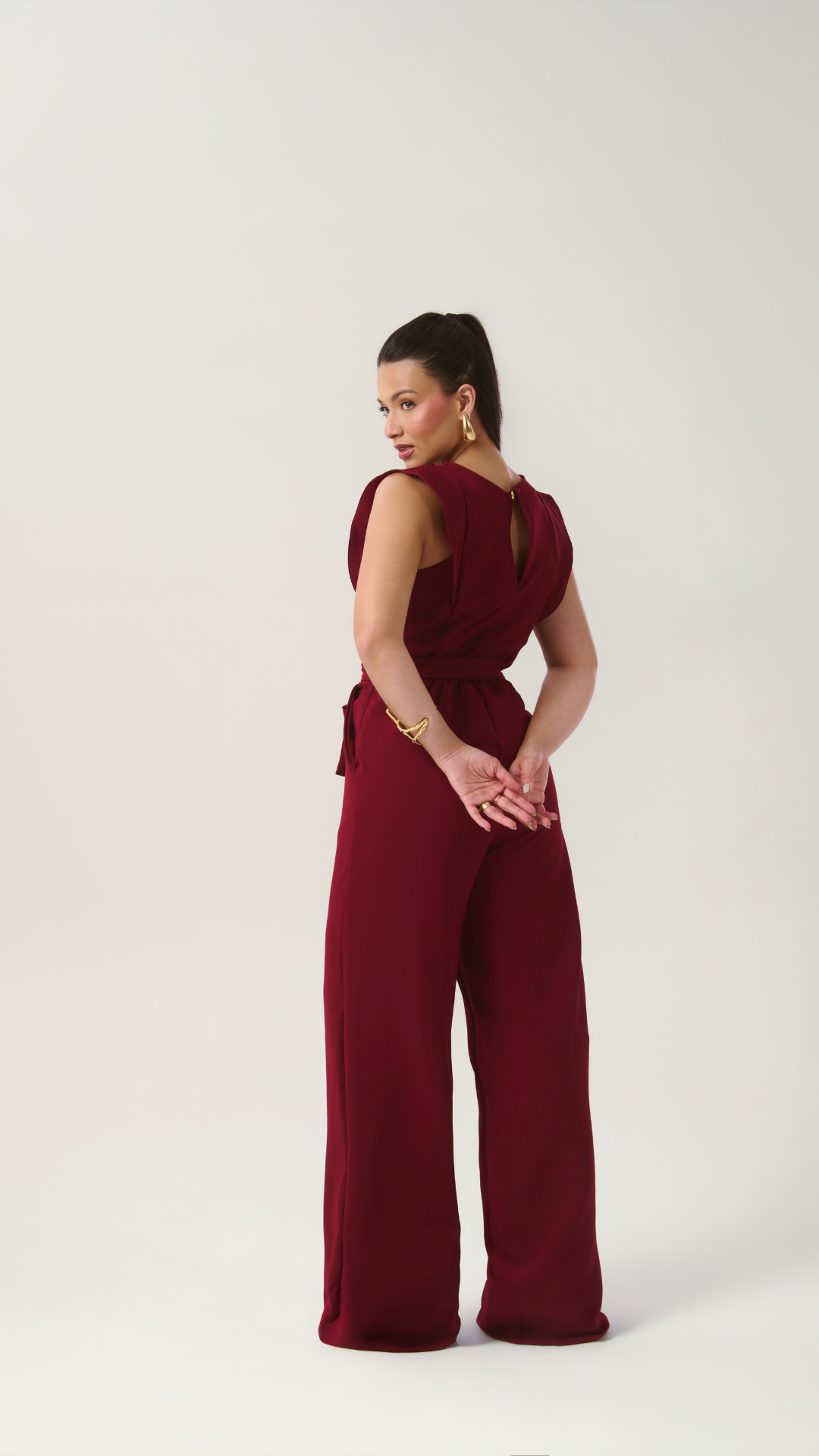 Macacão Longo Alfaiataria - Sophi's Moda Feminina