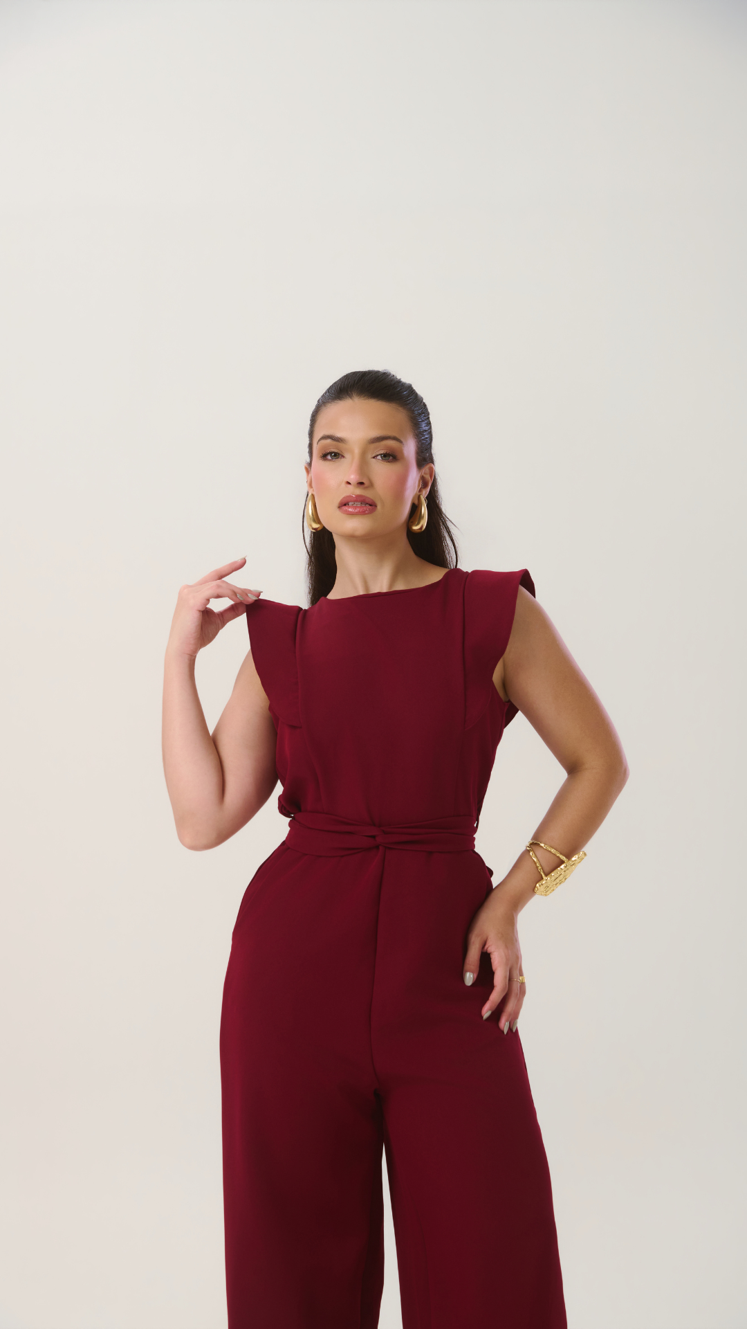 Macacão Longo Alfaiataria - Sophi's Moda Feminina