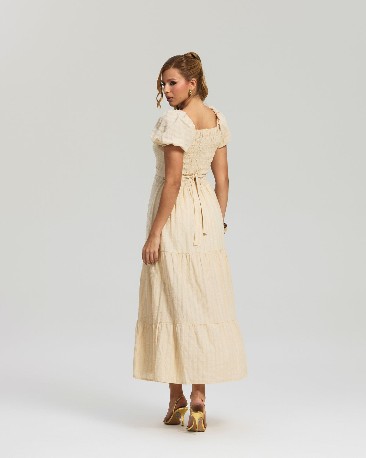 Vestido Longo Laise Bordado