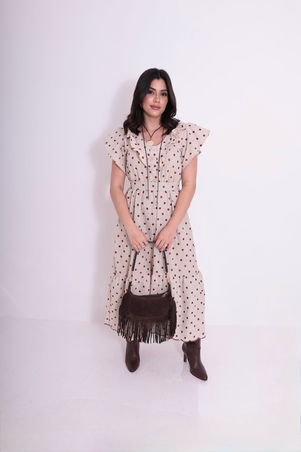 Vestido Longo Linho - Bariloche
