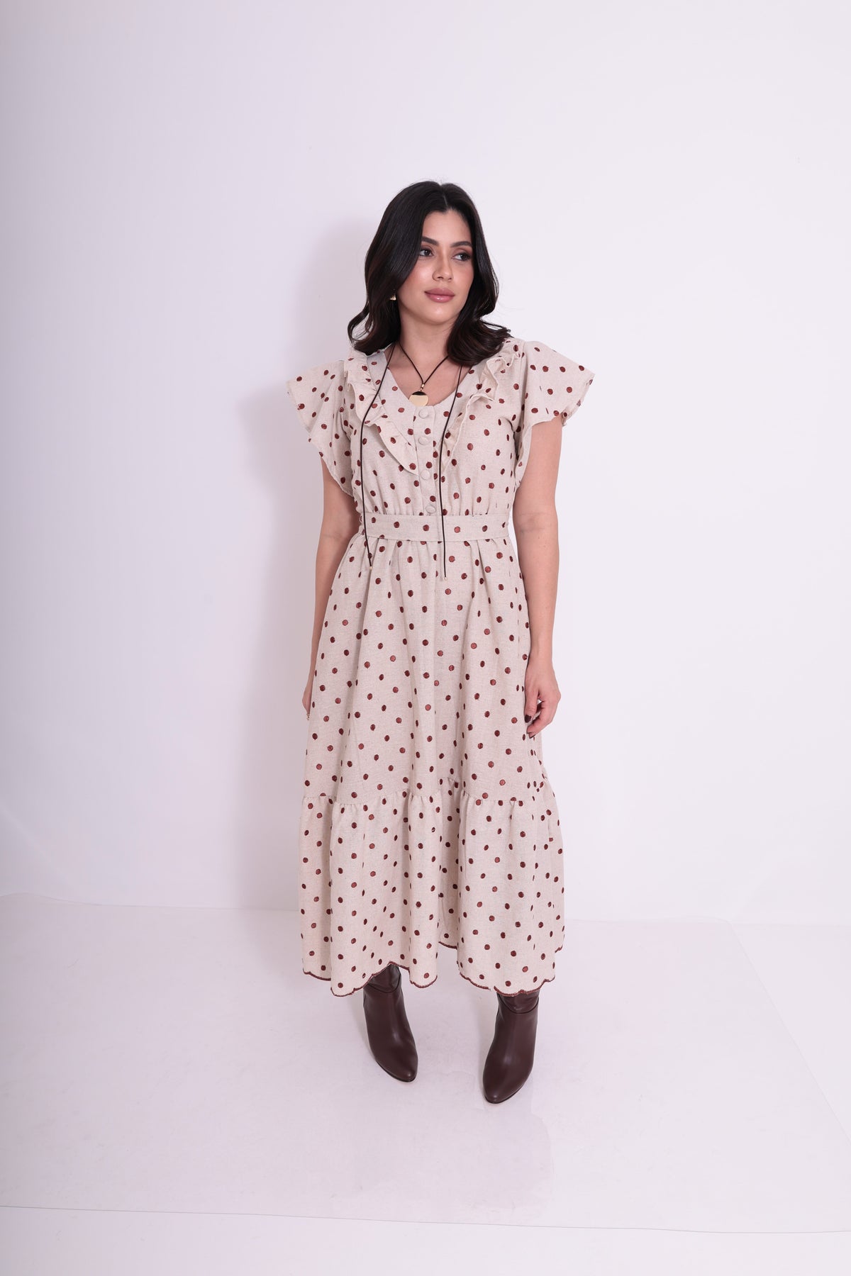 Vestido Longo Linho - Bariloche