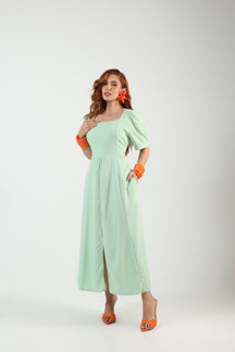 Vestido Longo  Linho