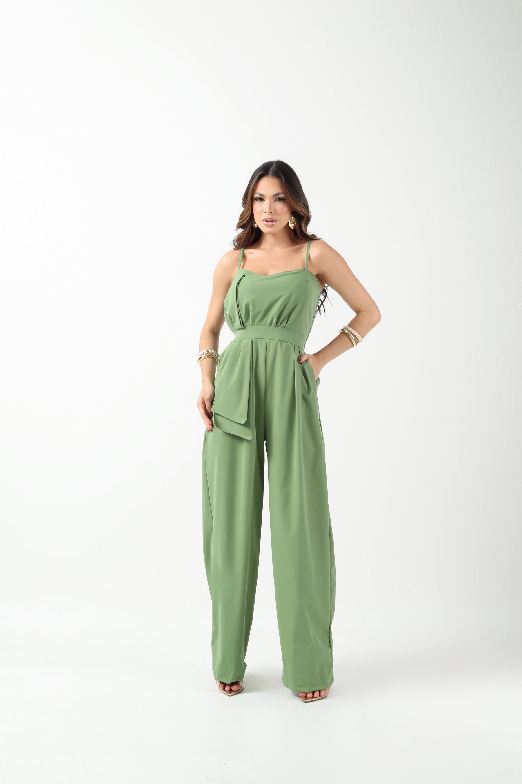 Macacão Longo Alfaiataria London - Sophi's Moda Feminina