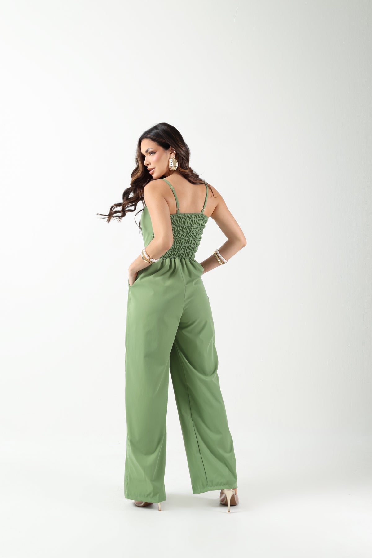 Macacão Longo Alfaiataria London - Sophi's Moda Feminina