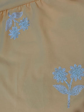 Vestido Longo Bordado Comfort - Ceci